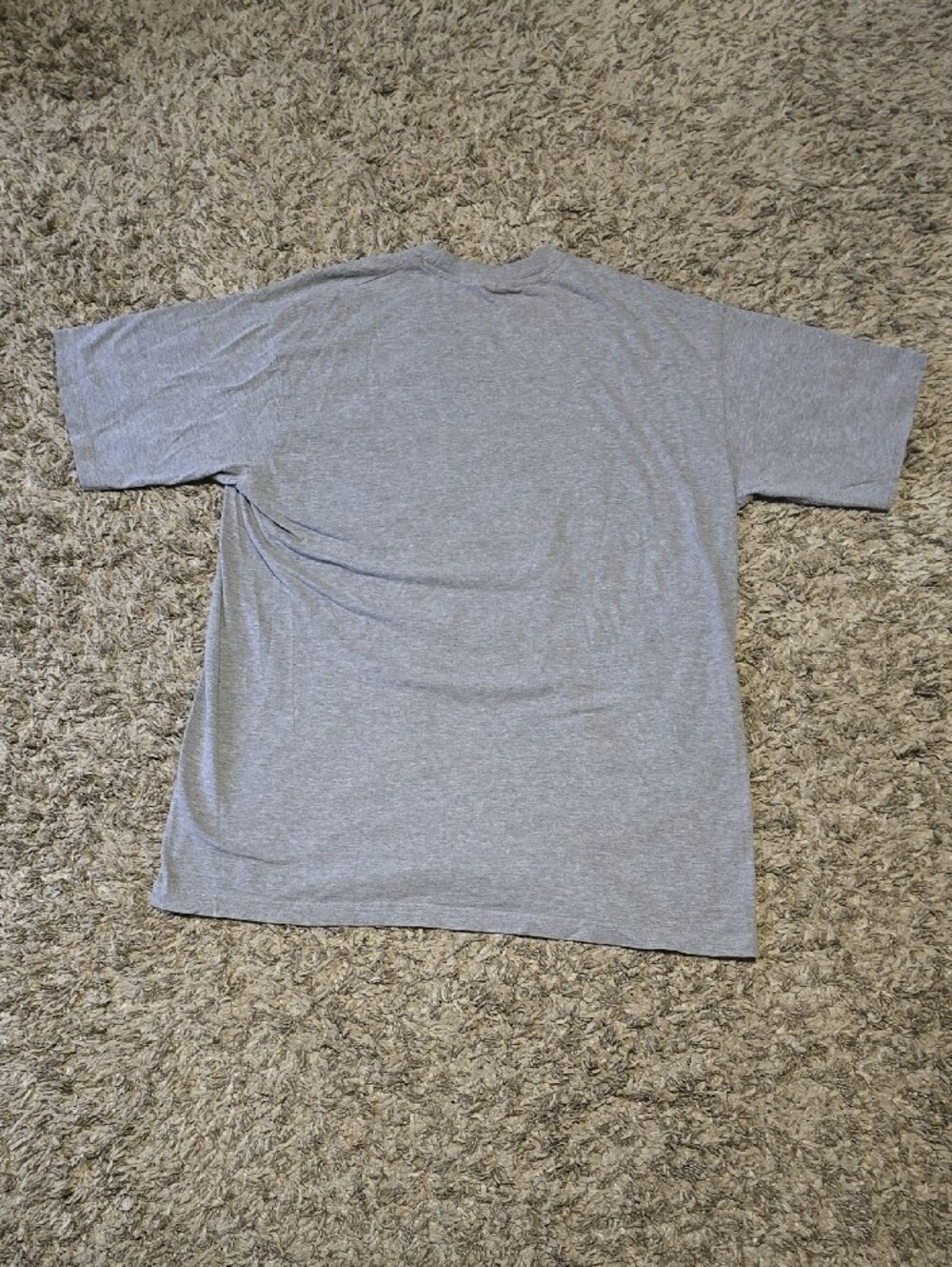 Men's Light Grey Short-Sleeve Crewneck T-Shirt - Picture 4 of 4